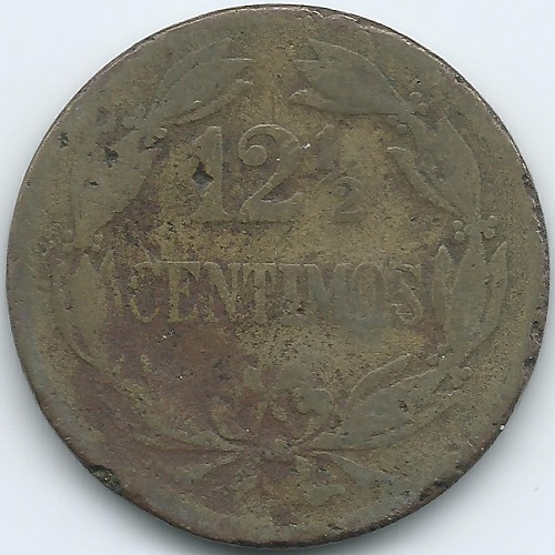 12,5 Centimos 1944 B